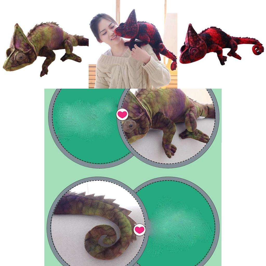 Realistic Chameleon Plush Toy Reptile Stuffed Animal Doll Wholesale Manufacturer