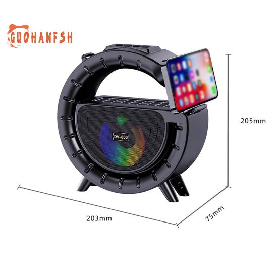 Bluetooth-совместимый динамик с солнечной зарядкой, музыкальным плеером, фонариком и FM-радио — незаменимый помощник для кемпинга на открытом воздухе