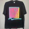 Vintage Jesus T Shirt Retro 90s Y2k Jerzees Made In Usa Xl Neon Colorblock 24x30 Vintage Fashion Top For Everyday Wear