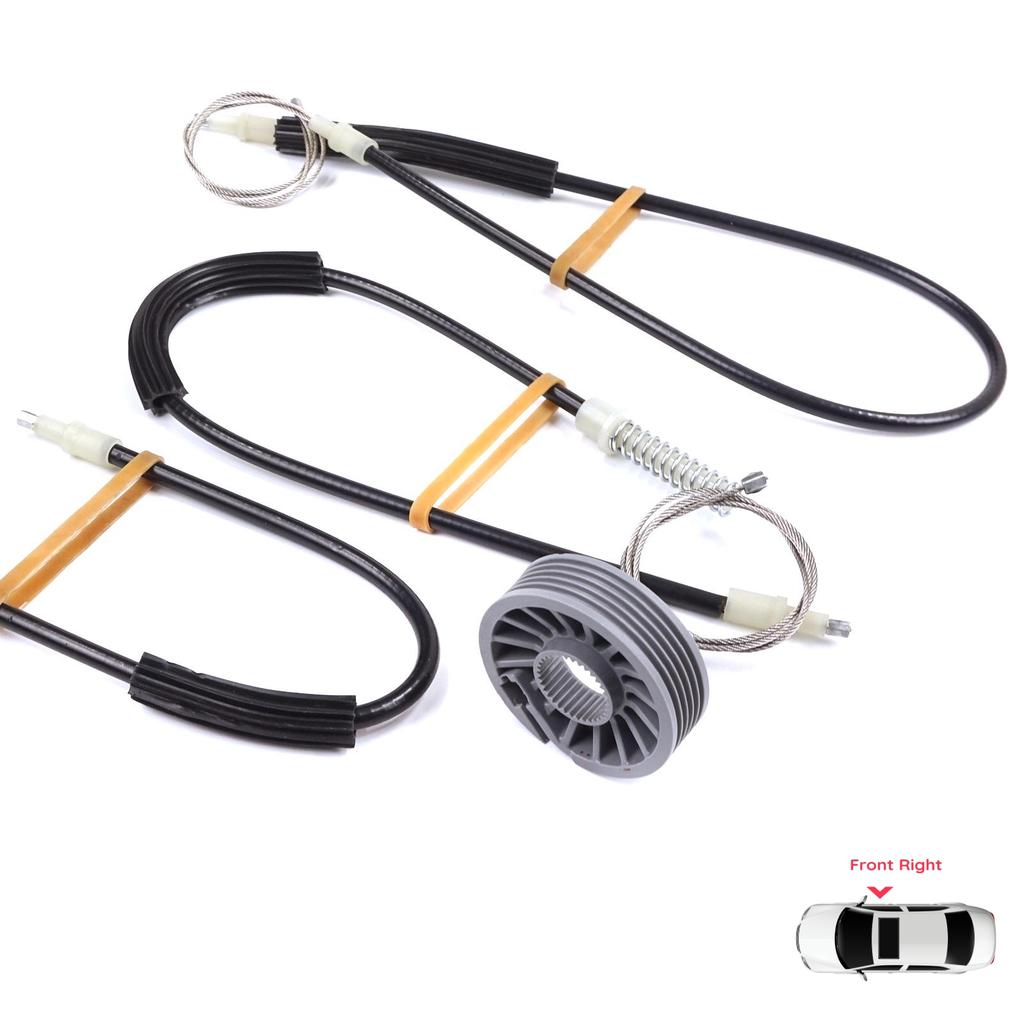 BWR5553 Комплект для ремонта стеклоподъемника правой двери для Mitsubishi Colt CZC Cabriolet RG 2006-2009 98031402