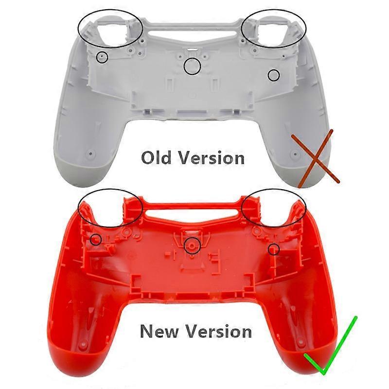 DATA FROG JDM-040 For Sony PS4 Slim Game Console Plastic Protective Shell Button Cover Set