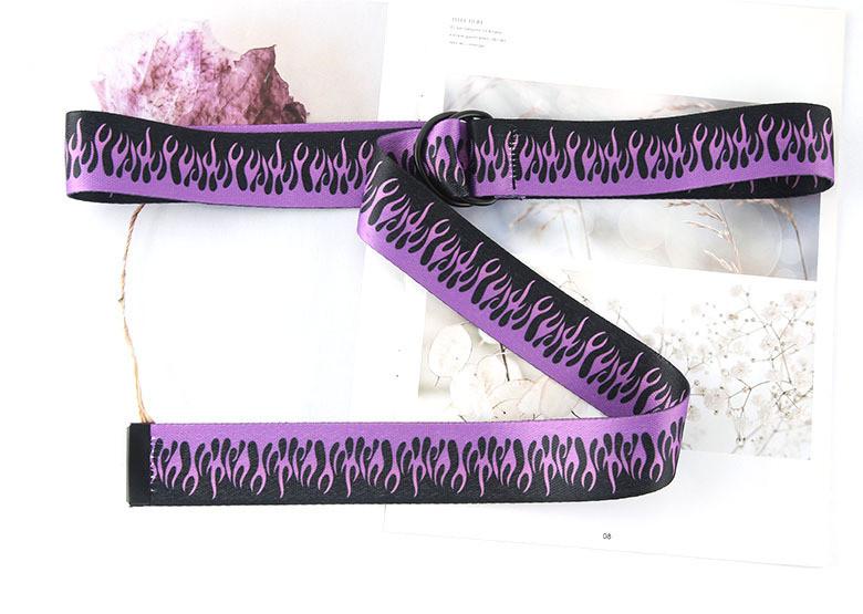 Повседневный холщовый ремень в стиле Харадзюку с двойной кольцевой пряжкой для мужчин