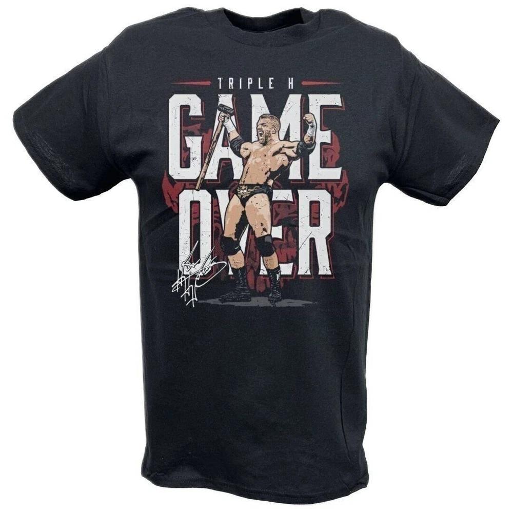 Triple H Game Over Walkout Black Tshirt