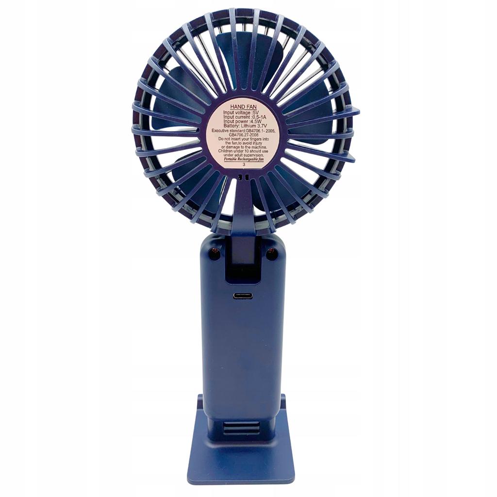 Small Hand Fan Compact Lightweight Battery Operated Fan