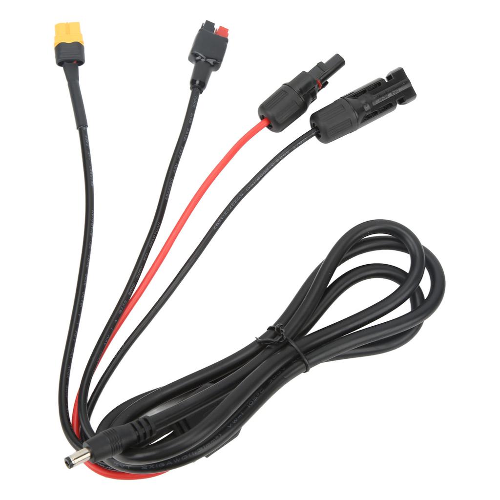 Адаптер-удлинитель питания с 1 на 4 штекера для солнечной панели на DC 5.5x2.1 мм Зарядное устройство для солнечной панели