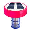 Solar Pool Ionizer Automatic Floating Pool Cleaner with LED Lights Solar Charging Chlorine-Free Pool Water Purifier Ionizer for Above Ground