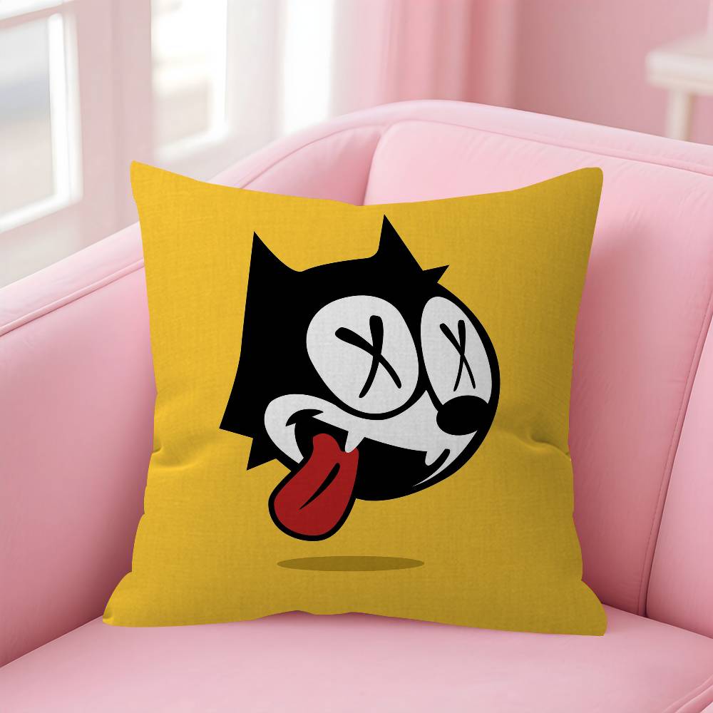 Movie FFelix CLASSIC the Cat Cushion Cover Pillowcase Upholstery Sofa Throw Pillow Home Decor Pillowcas