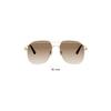Dior Hollow Leg Brand Logo Design Metal Square Sunglasses Women sunglasses Gold PETITCDA1UB0F1
