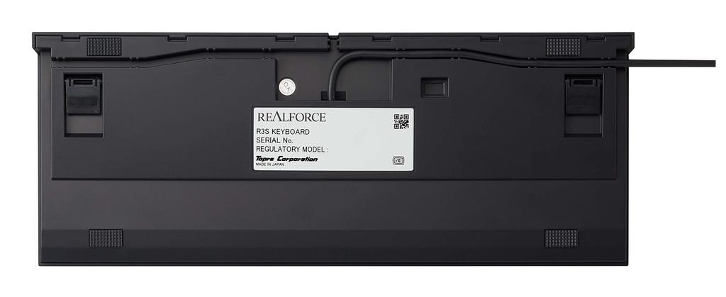 Клавиатура REALFORCE R3S со стандартным переключателем, проводная, без цифрового блока, 45 г, японская раскладка, черная, R3SC31