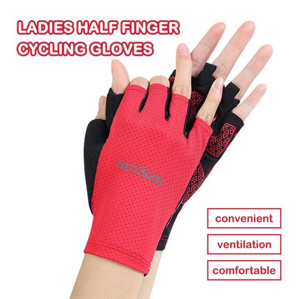 Non-Slip Sun Protection Glove Cycling Gloves Fitness Gloves Half Finger Gloves