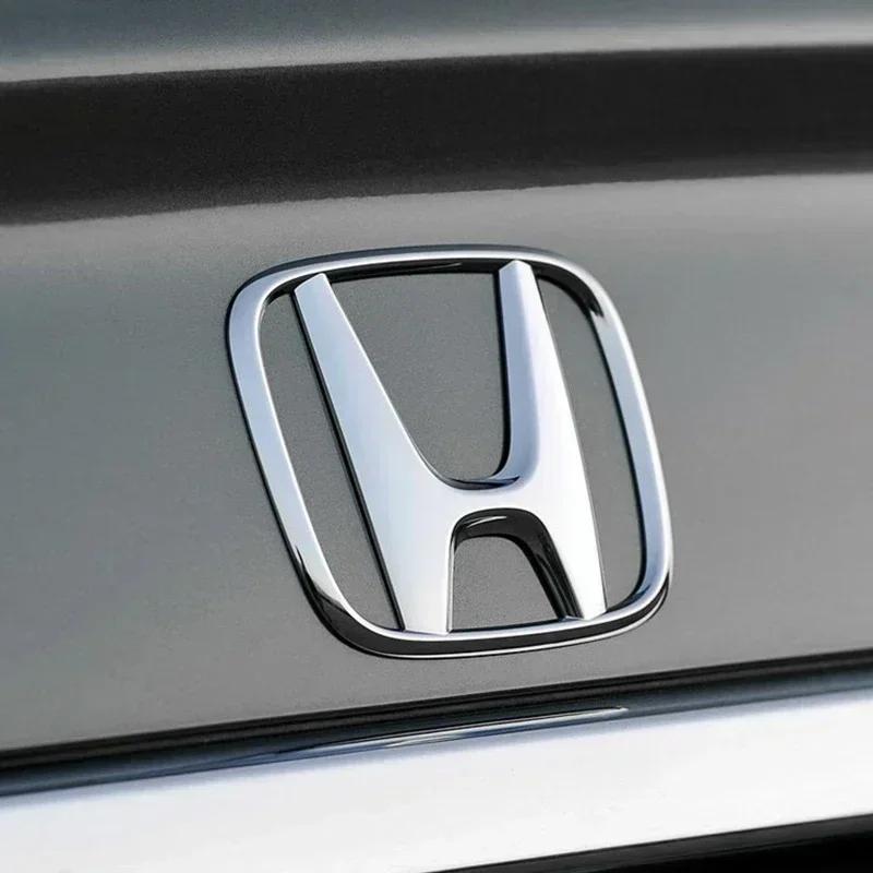 ABS Car Hood Front Bonnet Grill Rear Trunk Emblem Logo Badge Sticker Decal For Honda Civic Fit Jazz Accord CRV HRV City Odyssey