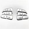 Chrome Steering Wheel Button Sticker Covers Fits For Mercedes Benz GLC C Class W205