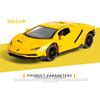 1/24 Lamborghini In League Car Sportive Diecast Sound Model & Light Pull Back Car Toy for Children's Hot Wheel LP770