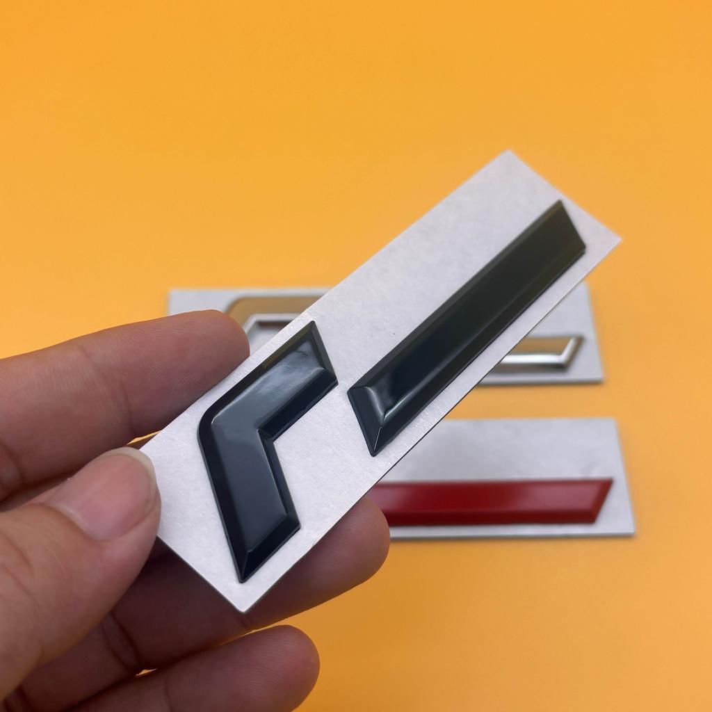 Metal R Logo Racing Line Emblem Car Body Tail Trunk Sticker Accessories For V-//W Golf Passat Polo MK4 MK5 MK6 MK7 MK8