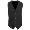 Mens Lined Polyester Waistcoat / Catering / Bar Wear