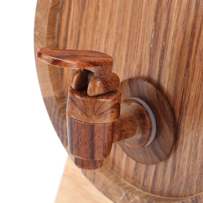 1,5-литровый дубовый бочонок из красного дуба для домашнего пивоварения виски и красного вина