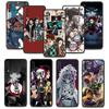 Чехол Demon Slayer Kimetsu No Yaiba для Samsung Galaxy A10s A40 A30 A20e A70 A10 Note 20 Ultra 10 A20s A50, черный мобильный телефон