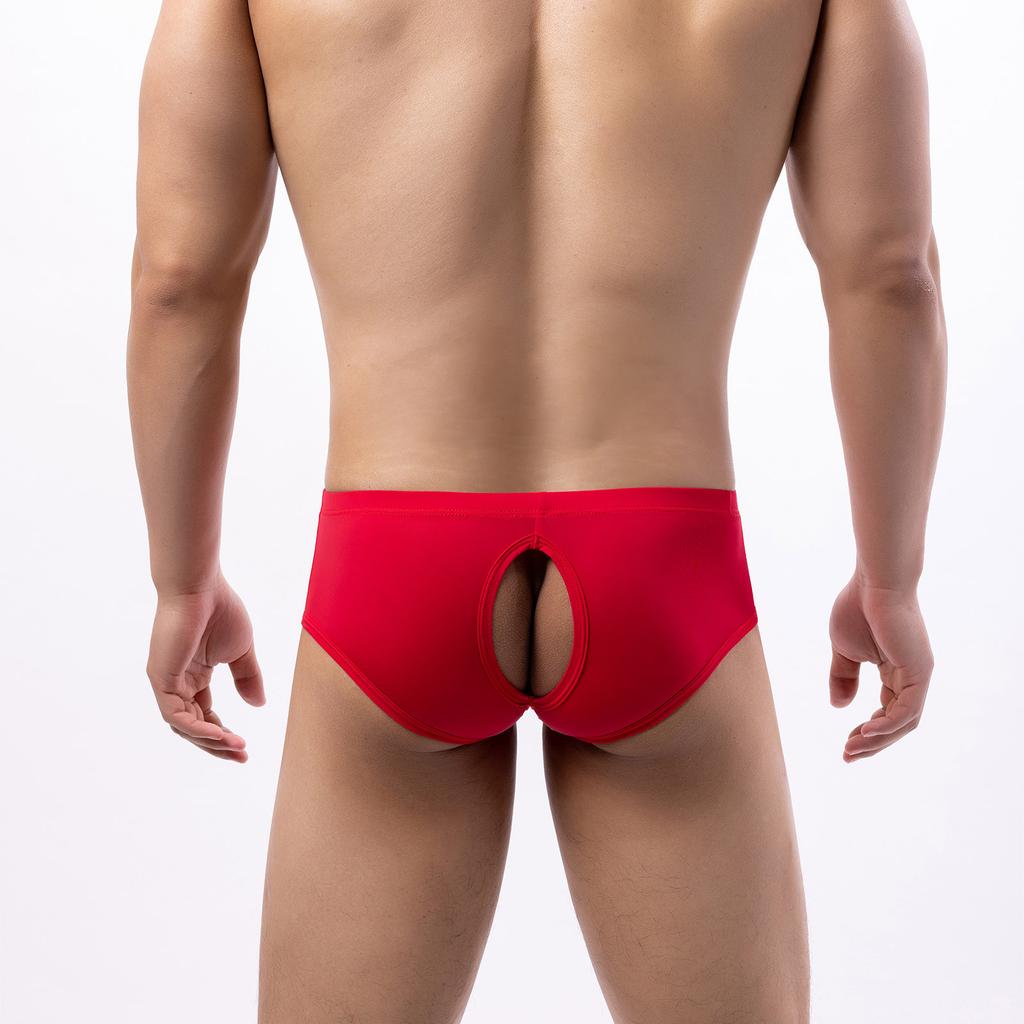 Мужские однотонные полосатые боксеры, мужское нижнее белье, дышащие мягкие трусы