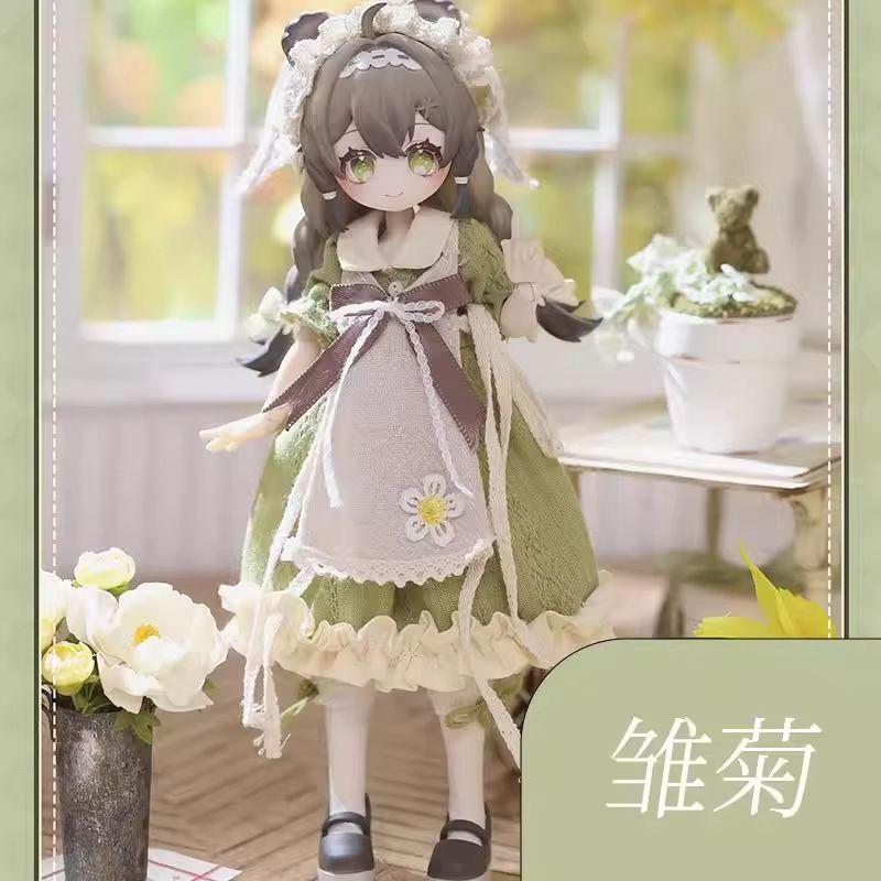 In Spot Meki Blind Box Handmade Heart Bjd Blind Box Doll 1/12 Mobile Doll Decoration Cartoon Doll Collection Birthday Gift