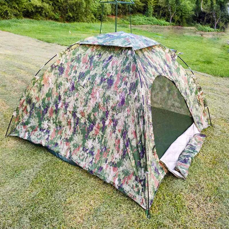 Jungle Camouflage Manual Setup 2-Person Camping Tent