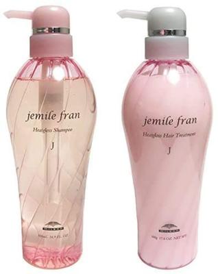 Milbon Jemile Fran Heat Gloss J Шампунь 500 мл Лечение 500 г Набор [jemile fran]