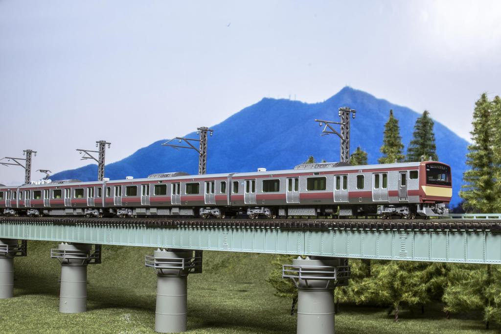 Hobby Center Kato N Gauge E531 Series Red Electric Type Basic Formation Set Железнодорожная модель поезда 10-вагонный 10-965