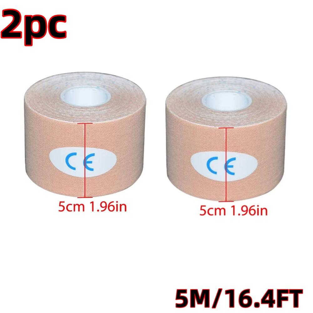Прочный и безопасный спортивный кинезио тейп для мышц, эластичный пластырь для снятия боли в коленях, растяжений, спортивные наклейки для восстановления, фитнес-бандажи