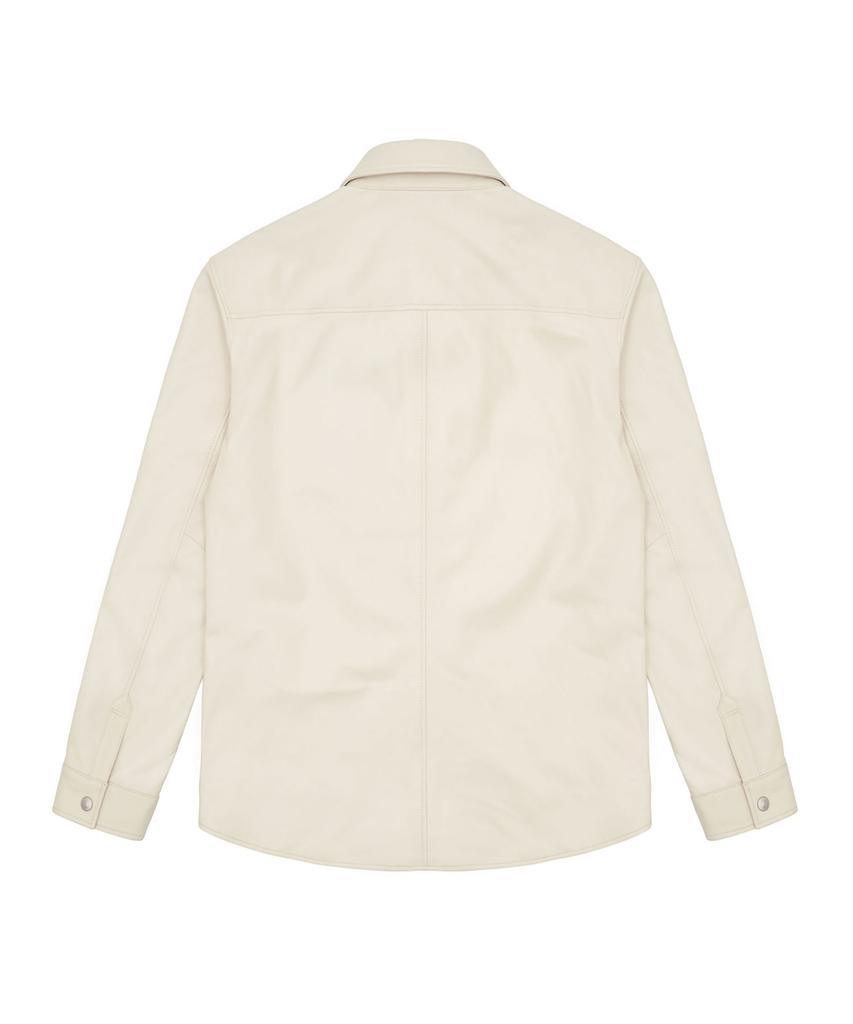 Dreamworld Lambskin Shirts Jacket (Ivory)