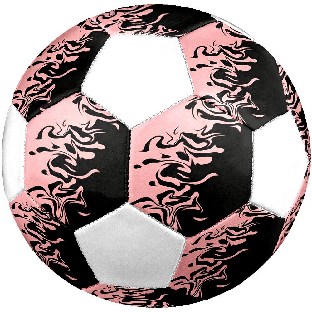1pc Abstract Lines Lightweight PVC Training Soccer Ball, Size 5, Suitable for Indoor and Outdoor TrainingGift y60381