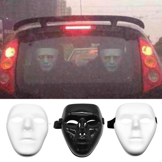 Хэллоуин Белый Призрак Головной убор Страшный DIY Многоразовый Костюм Дома с Привидениями Вечеринка Косплей Анфас Головные Уборы Праздничные Атрибуты