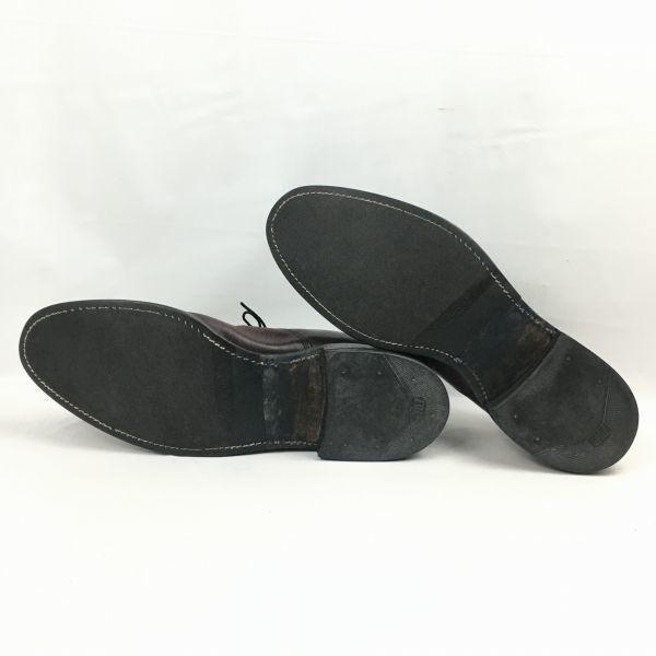 Allen Edmonds Byron Vintage Cap Toe Burgundy size 10.5C 27.5-28.0 Men's(USED)