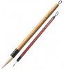 Ippindo Calligraphy Brush Set Size 3 and Size 7 for Junior and High School Students [Tsurutakebaika] (Large Brush) (Fine Brush) - Elementary, High,