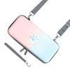 HIGHAWK Switch Storage Nintendo Switch Case Shoulder Protective Cover Waterproof Cat Paw Cute Dustproof Shockproof Nintendo Switch Card Storage Pink