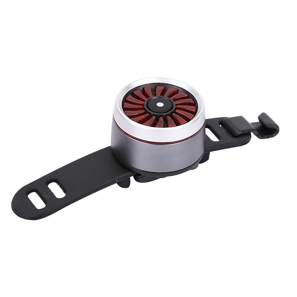 USB Charging Intelligent Brake Sensing Bicycle Safety Warning Taillight(Silver)