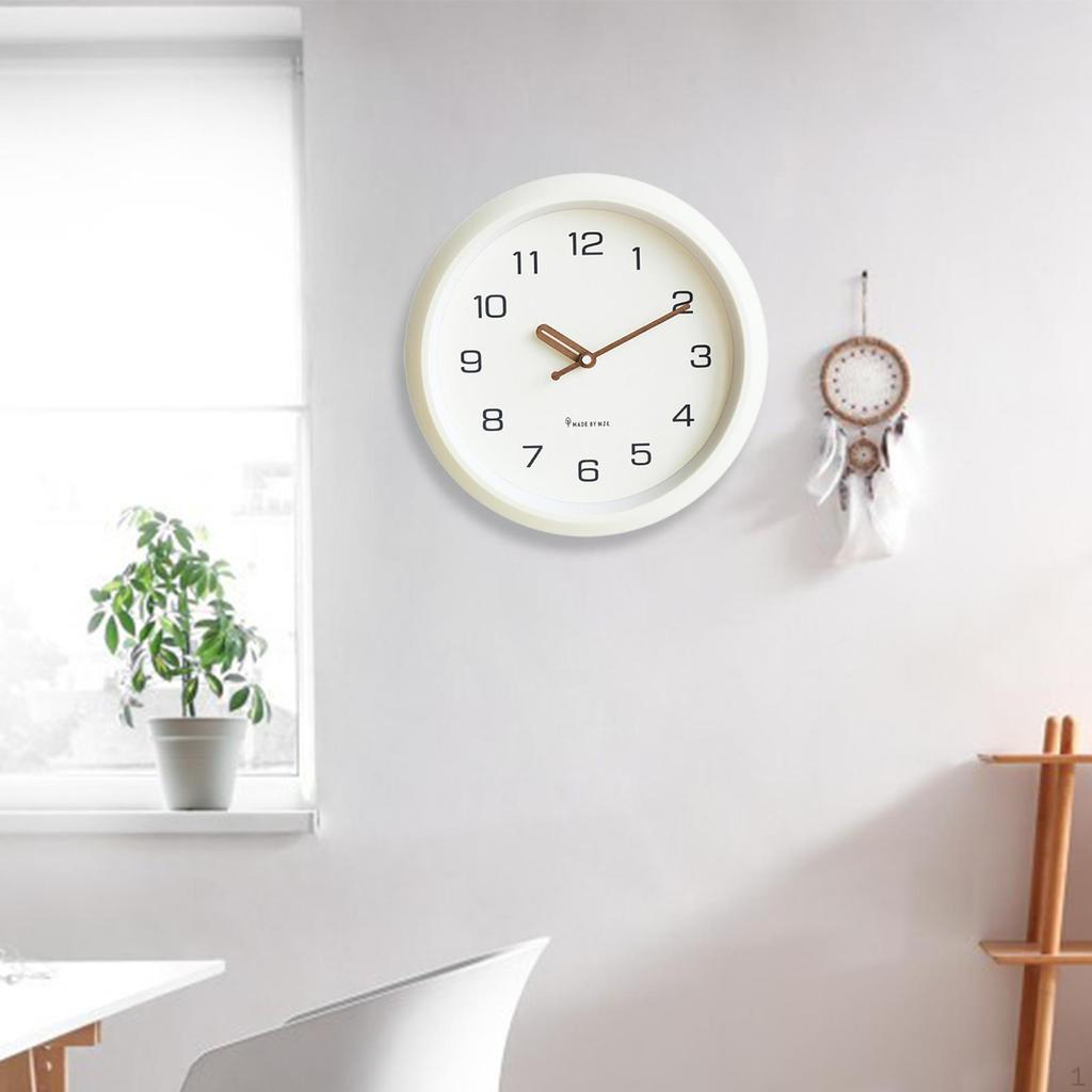 Round Wall Clock ,Modern, Quiet, Decoration, Unique, Hanging Clock, Timepiece for Living Room Indoor