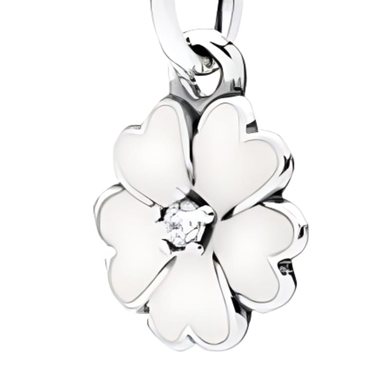 Pandora 925 Sterling Silver Charms & Pendants Women's White 390365EN12