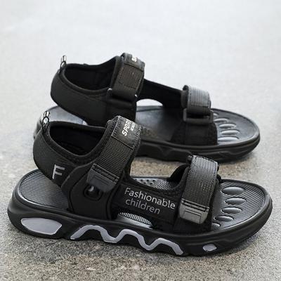 Летние модные сандалии для детей и учащихся начальной школы. Пляжная обувь. Тапочки. Низкая спортивная обувь для подиума. Уличная походная обувь.