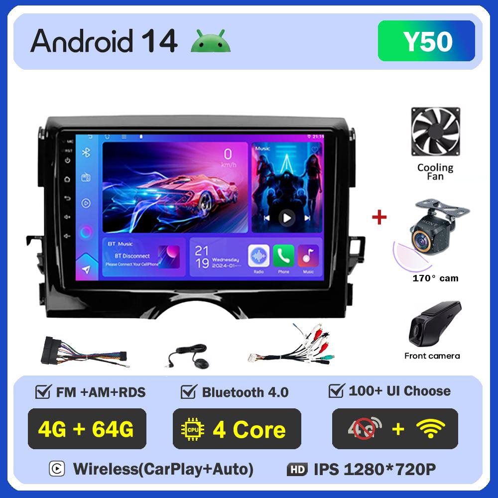 Для Toyota Mark X X130 2 II 2009 2010 2011 - 2019 Автомобильный радиоплеер Car Carplay Screen Autoradio Mirror Link Car Intelligent Syst