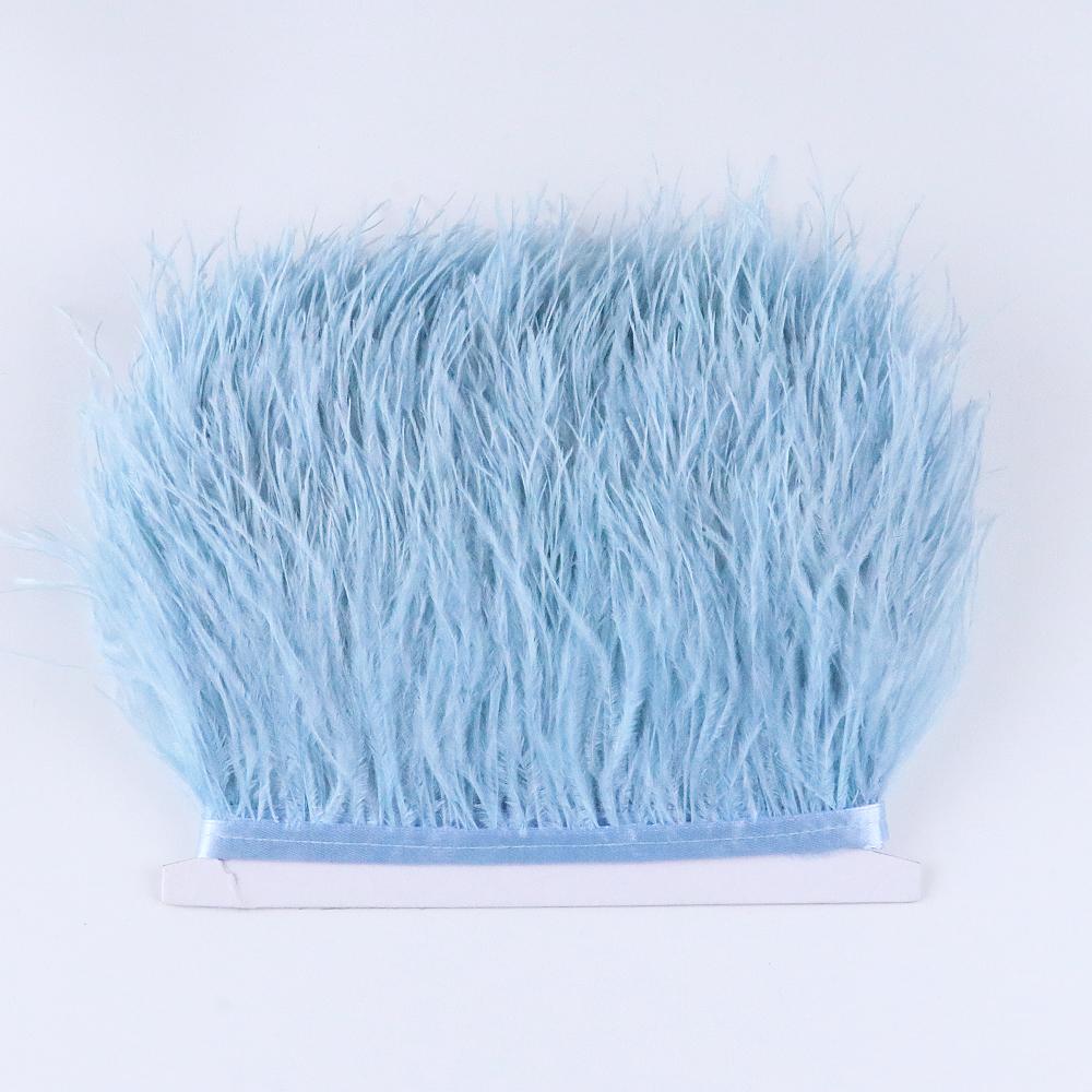 Перо1Метр Натуральная Страусиная Перовая Отделка 8-10см Свадебное Вечернее Платье DIY Швейные Аксессуары Обработка Ювелирных Изделий Лента Plumas Поделки