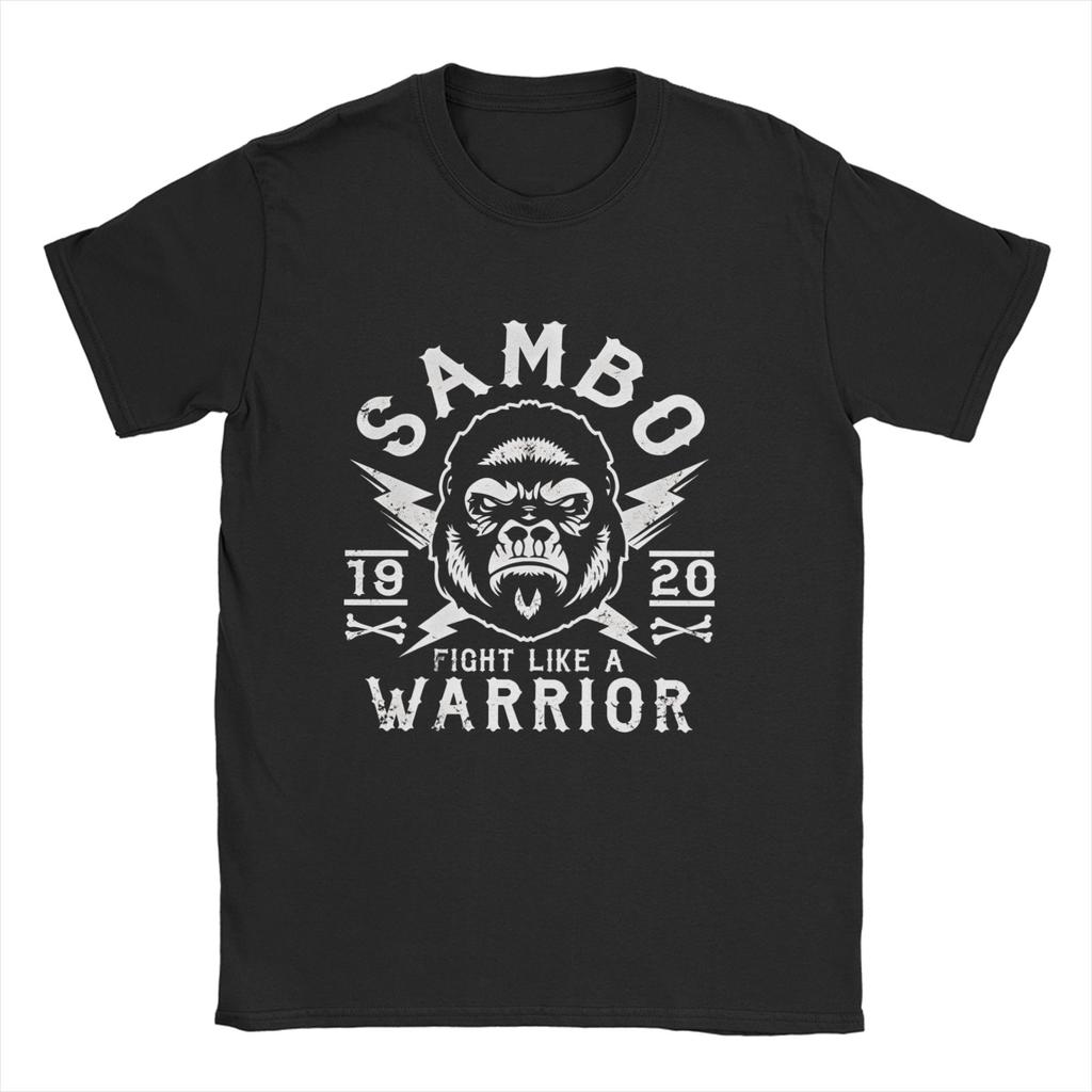 Streetwear T Shirt Summer Sambo Dagestan Wrestling Russian Flag TShirts Cotton Tshirt Men Funny Pattern Short Sleeve Top Tees