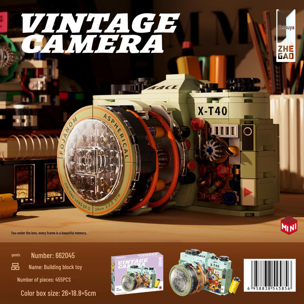 Mini Retro Radio & Fridge Washing Machine Building Blocks Toys - Compatible with Lego, Great Gift for Girls