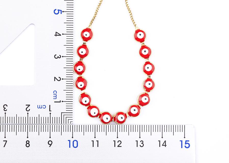 New Fashion Design Rainbow Handmade Beads Inlaid With Turkish Evil Eye Bracelet Women Adjustable Party Jewelry Lucky Gifts
