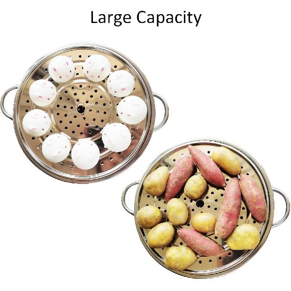 Steamer Rack, 11.81" / 30cm 304 Stainless Steel Removable Legs Multifunction Steaming Stand Holder Rack for Steamer Pot Pans