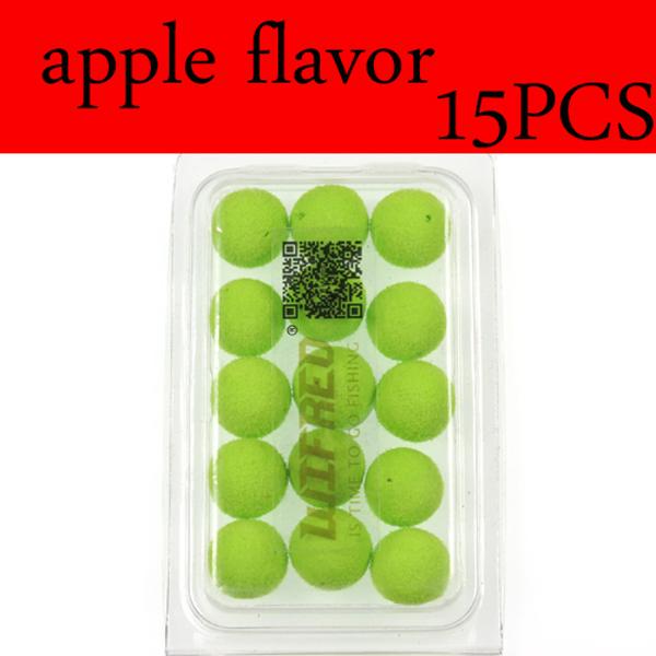 15PCS/30PCS 12mm Carp Fishing Pop Ups Boilies Baits Corn Apple Strawberry Sweet Potato Flavor Carping Bait