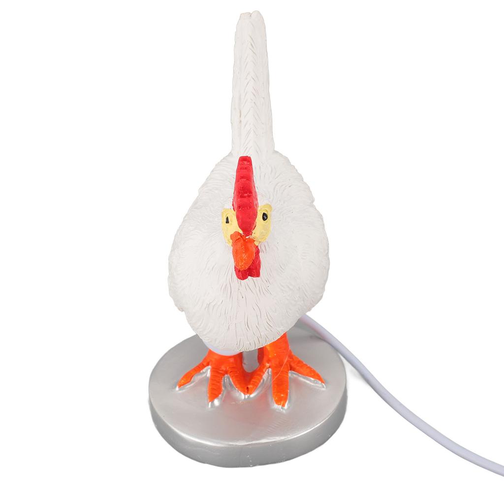 Настольный светильник в форме куриного яйца 3D, откладывает светящееся яйцо, реалистичный смоляной ночник в форме куриного яйца с USB W