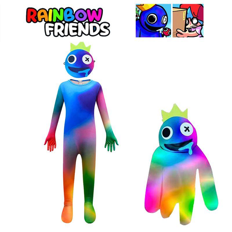 Яркий и красочный костюм-комбинезон для косплея Roblox Rainbow Friends, подходит для всех случаев
