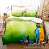 3D Digital Printing Bedding Four-Piece Set Three-Piece Set Parrot Bed Sheet Quilt Pillow