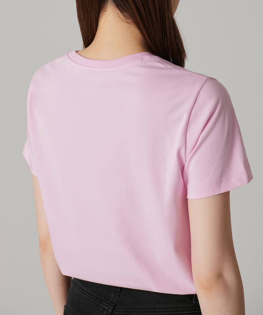 MUSINSA STANDARD WOMAN [Cooltandard] Women'S Basic Crew Neck T-Shirt [Pink]