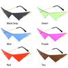 UV400 Rimless Oversized Ocean Lens Eyewear Women Triangle Sunglasses Sunglasses Sun Glasses