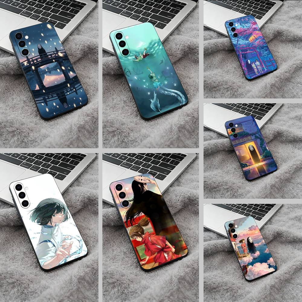 Чехол для телефона 'Унесенные призраками' Hot-S-A для Samsung Galaxy A73, A71, A72, A70, A53, A52, A51, Мягкий силиконовый черный чехол